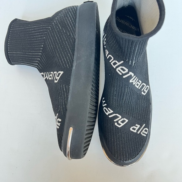 Alexander Wang Pia Logo Knit Sneaker - Picture 3 of 9